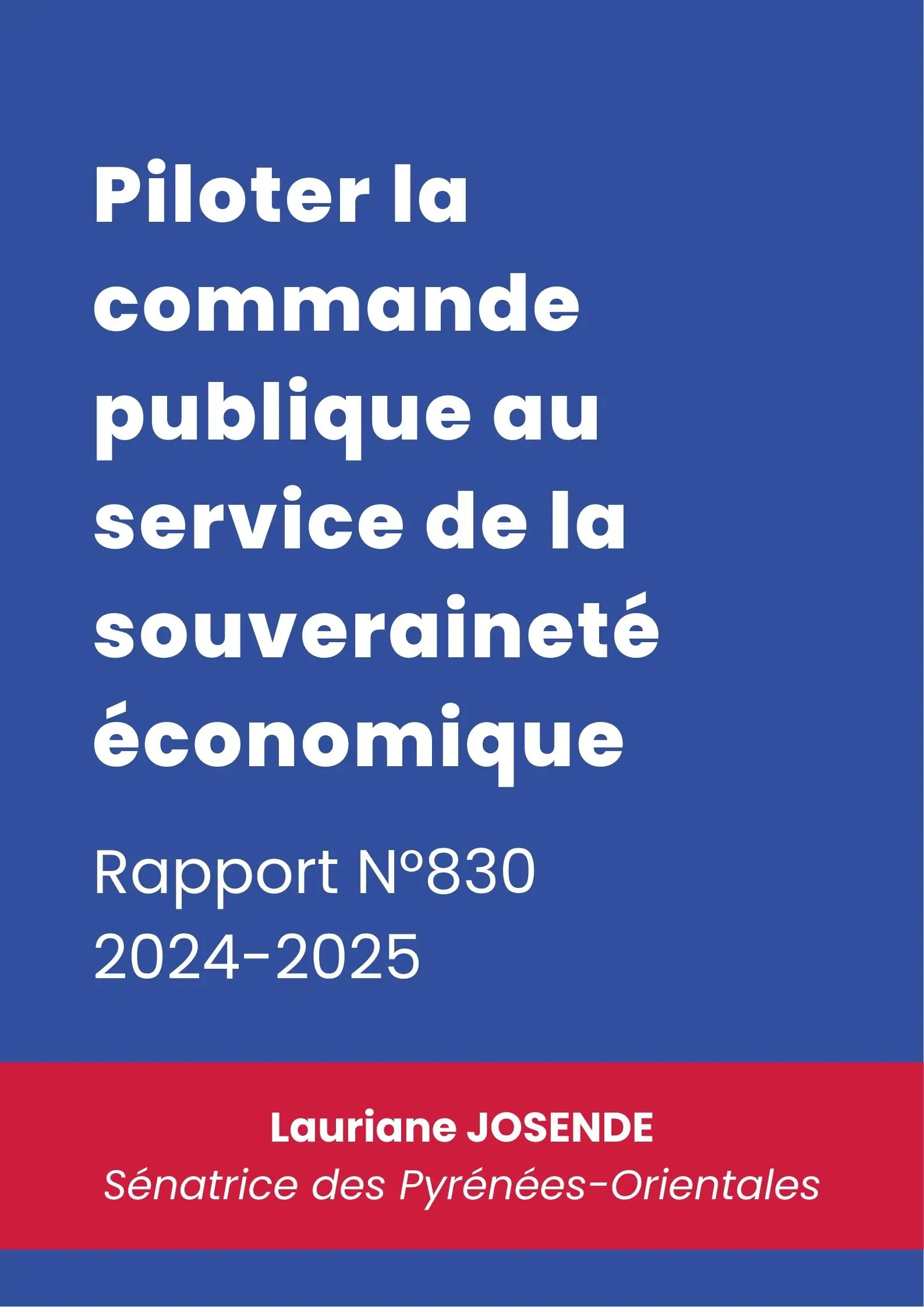 Piloter la commande publique au service de la souveraineté économique