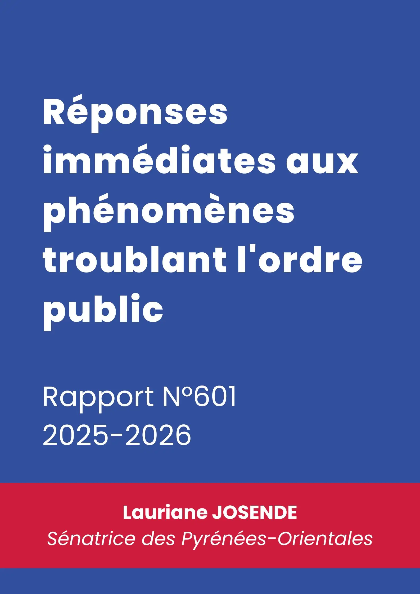 Rapport Justice